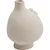 KARE 54248 Vaza Spherical Face desna, 16 cm, Bela