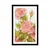 Plakat s paspartujem vintage šopek vrtnic - 20x30 silver