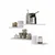 HANAH HOME Zidna polica Mykonos White