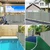 Mreža za privatnost zelena-bijela 2 x 25 m HDPE 150 g/m2