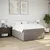 Vidaxl Box spring postelja z vzmetnico taupe 160x200 cm blago