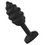 ToyJoy Anal Play Swirl Anal Plug Black