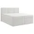 MID.YOU POSTELJA BOXSPRING 180 cm  x 200 cm , les, tekstil, leseni material bela