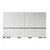 HANAH HOME Ormar Floransa 360 Bele boje