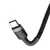 Kabel Baseus cafule Type-C na Type-C 3A sivo crni 1m