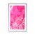 Plakat s paspartujem Mandala rožnati akvarel - 30x45 no frame