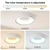 Brilagi - LED prigušiva stropno svetlo FALCON MODERN LED/30W/230V 40 cm bela + DO