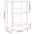 Regal za knjige boja hrasta 50x31x74,5 cm od konstruiranog drva