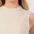GymBeam Women‘s NEO Turtleneck Top Almond