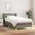 Vidaxl Box spring postelja z vzmetnico taupe 90x190 cm blago