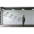 WallXpert metalni zidni ukras 5357, strukturna formula molekula estrogena, 90 x 64 cm, crni