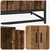 Kreveta Staro drvo 134 x 35 x 76 cm Konstruirano drvo