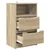 Noćni ormarići s ladicama 2 pcs Sonoma hrast 40 x 30 x 467 cm
