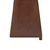Okenske police 2 kos Temno rjava 140 x 15 x 2 cm