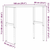 Radni stol 100x60x(71,5-98) cm od masivne bukovine pravokutni
