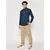 La Martina Srajca CCMC02 PP003 Mornarsko modra Slim Fit