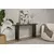 Hanah Home Konzola Sira, 75x35x150 cm, Crna