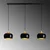 Opviq Luster Z10-214, 140x30x123cm, IP20, Crni