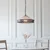 Endon 112196 - Luster na lancu Tiffany FARGO 1xE27/60W/230V, prečnik 41,5 cm