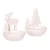 eoshop Svečnik porcelan, na čajno lučko. Zmešajte 4 vrste. Cena 1ks. ALA1500 WH