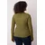 Trendyol Curve Ženska bluza Tbbaw26Af00032, Kaki