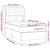 Vidaxl Box spring postelja z vzmetnico temno rjava 100x200 cm blago