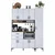 Hanah Home JE260 višenamenski ormarić 160 × 218,6 × 45 cm, bela/orah