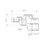 Hanah Home Follow Oak Zidna polica, 2 komada, Braon