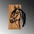 Wallity Zidna dekoracija Horse - 317, 40x3x58 cm, Smeđe boje