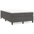 Vidaxl Box spring postelja z vzmetnico temno siv 120x190 cm žamet