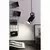 Paulmann 79766 - LED 1xE27/8W Viseći luster na sajli LAVEA 230V crna