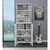 Hanah Home polica za knjige Oras, 65 cm, bela