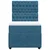 Vidaxl Box spring postelja z vzmetnico temno modra 90x200 cm žamet