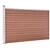 Vidaxl Vrtna ograja WPC 175x105 cm rjava