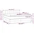 Vidaxl Box spring postelja z vzmetnico LED modra 160x200 cm blago
