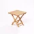 Hanah Home Baštenski sto 40x40x40cm Braon