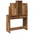 Toaletni stol s ogledalom Staro drvo 96x39x142 cm