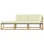 Sekcionalna sofa s jastukom Bijela 241,5 x 83 x 73 cm