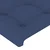 vidaXL Posteljno vzglavje modra 200x5x78/88 cm blago