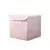 Aberto Design Kutija za odlaganje stvari YLC418, Roze-bela