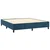 vidaXL Box spring postelja z vzmetnico temno modra 180x200 cm žamet