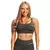 GymBeam Sportski grudnjak BEAT Charcoal