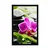 Plakat wellness tihožitje z vijolično orhidejo - 20x30 silver