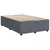 Vidaxl Box spring postelja z vzmetnico temno siv 120x190 cm žamet
