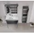 HANAH HOME Kupatilski ormarić sa umivaonikom i ogledalom (2 komada) Tivoli 100 696
