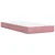 Vidaxl Box spring postelja z vzmetnico roza 80x200 cm žamet