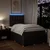vidaXL vidaXL Box spring postelja z vzmetnico temno rjava 120x190 cm blago, (21307415)