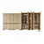 Hanah Home ormar Floransa 225, 225 cm, hrast Sapphire / antracit