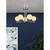 Där Lighting CRA5450-02 - Luster na šipci CRADLE 5xG9/25W/230V sjajni hrom