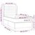 Vidaxl Box spring postelja z vzmetnico temno rjava 100x200 cm blago